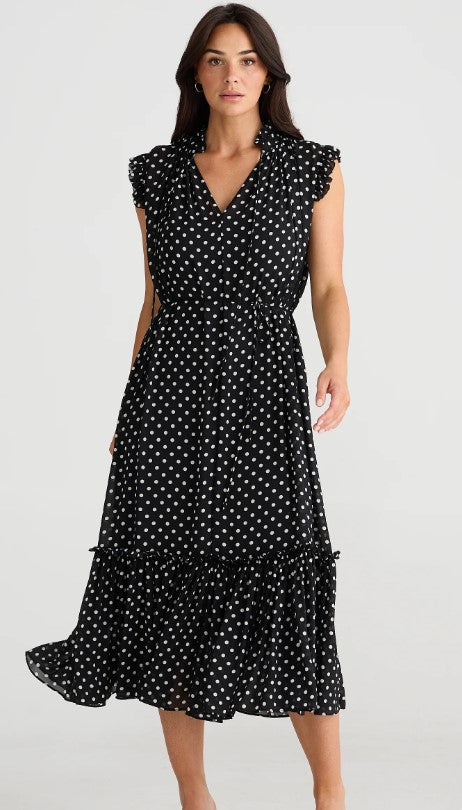 Polka Dott Broadway dress