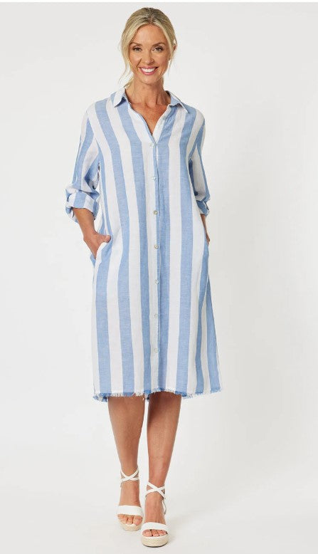 Hamptons stripe dress