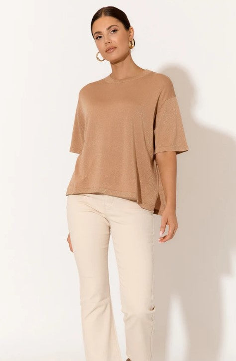 Laney Camel knit top