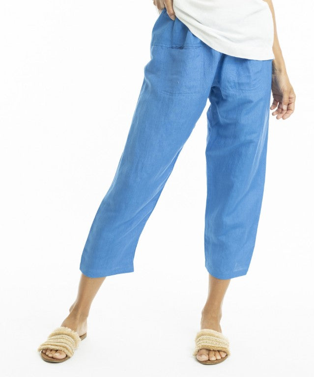 Escape linen blue pants