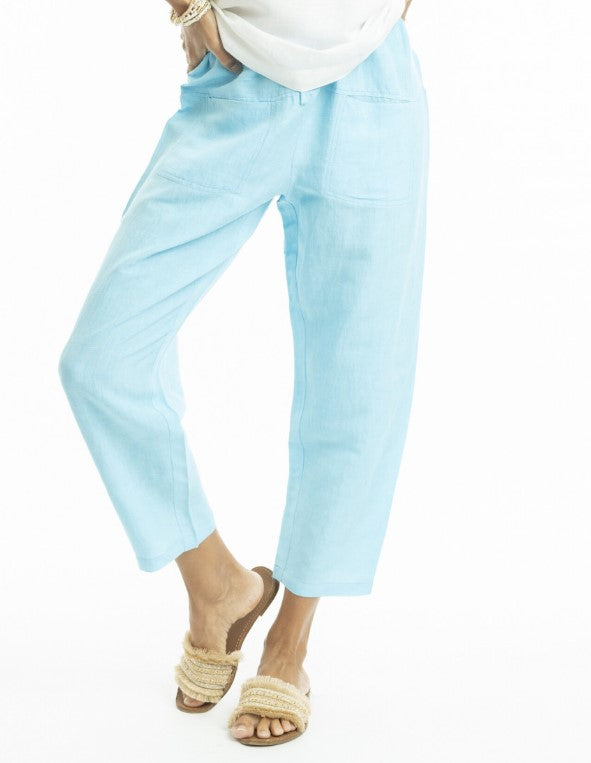 Sky linen pant