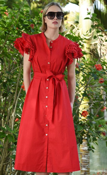 Red Flute dress