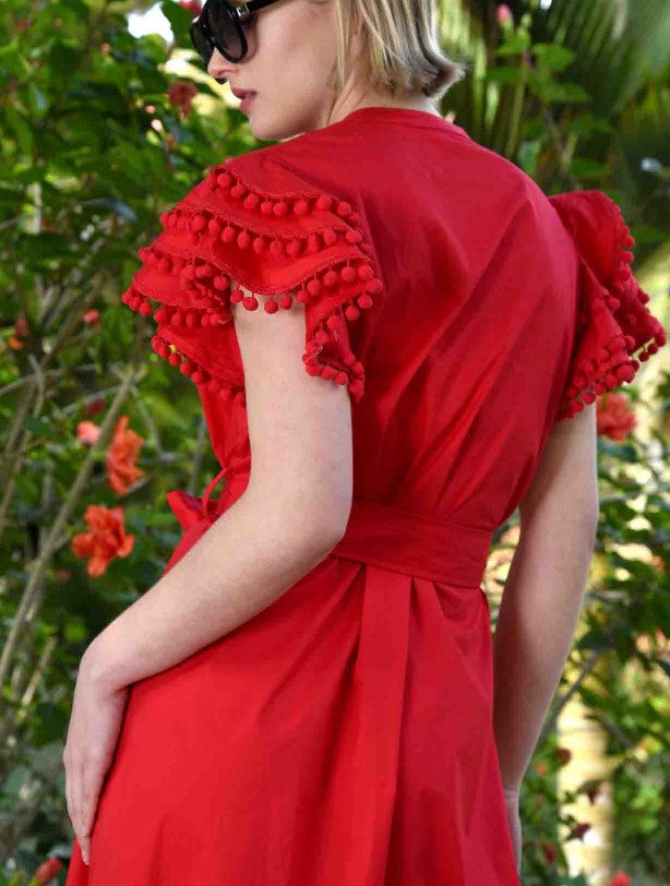 Red Flute dress