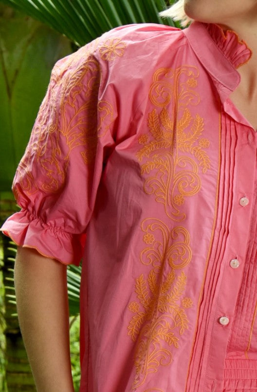 Stitch control Pink Blouse