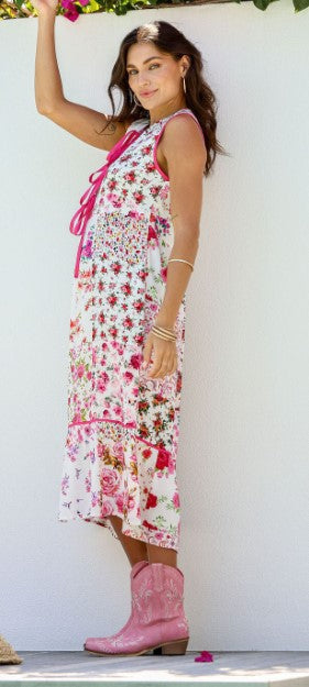 Sleeveless Patch dress