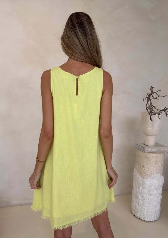 LIME LEMON FREYA DRESS