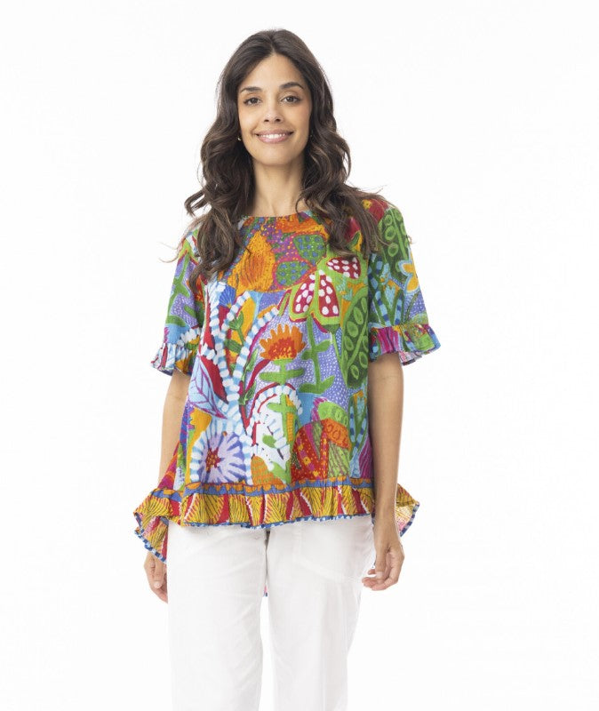 Ipanema Top Frill Blouse