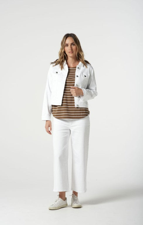 GC White denim jacket