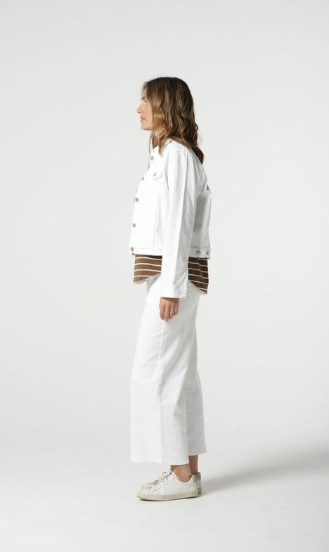 GC White denim jacket