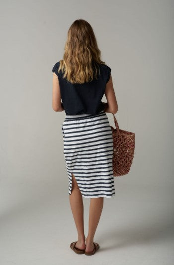 GC Navy stripe Skirt