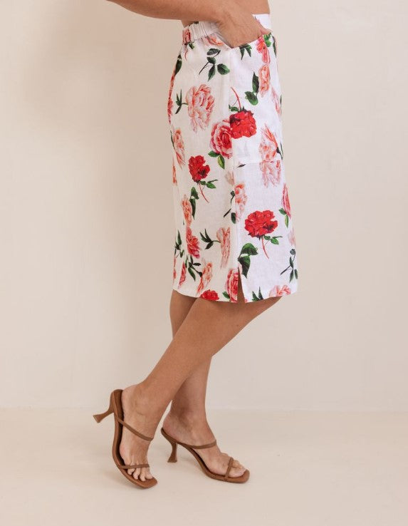 Linen Rose skirt