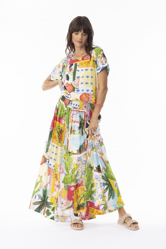 Erica Print Skirt