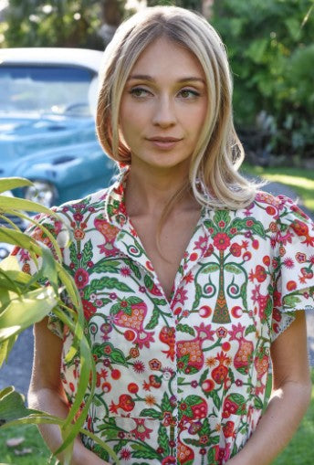 Little Flair Berry good dress