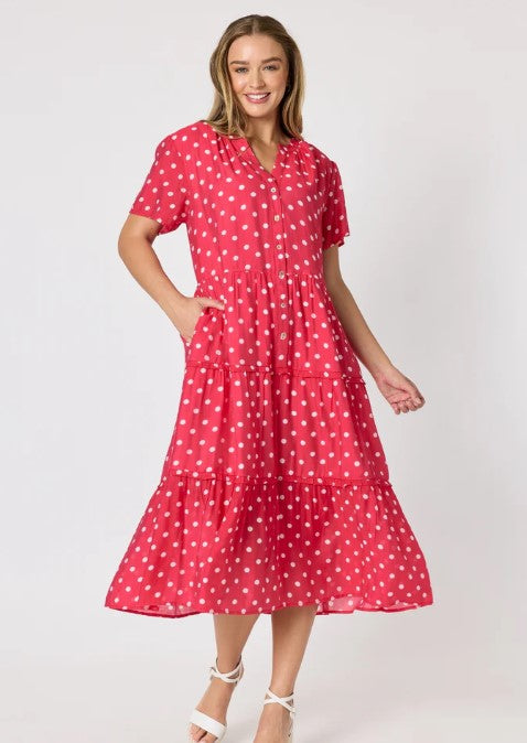 GS Red Poker French dress