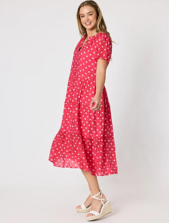 GS Red Poker French dress