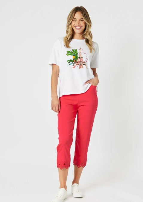 GS Fleur Red pants