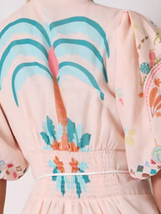 Acacia Apricot Peach  dress