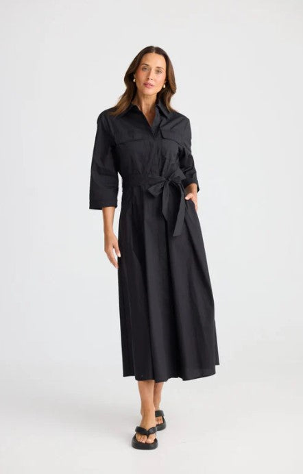 BT Rossellini Black Cotton dress