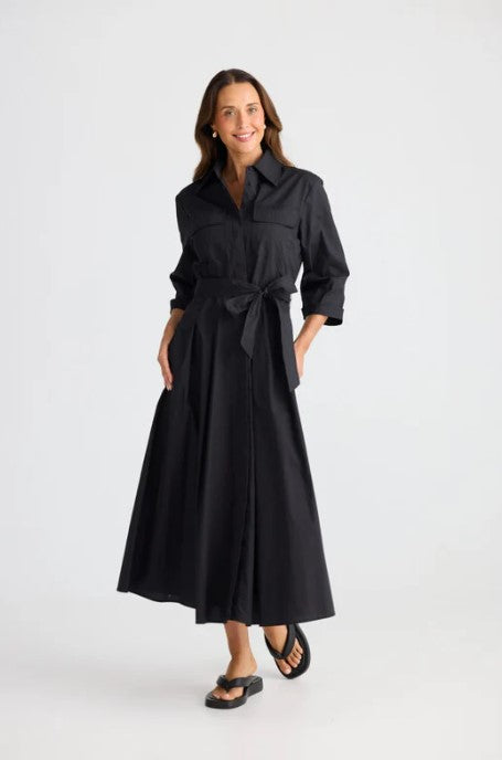 BT Rossellini Black Cotton dress