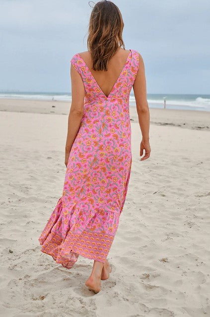 Rosewater Print Esmie Maxi Dress