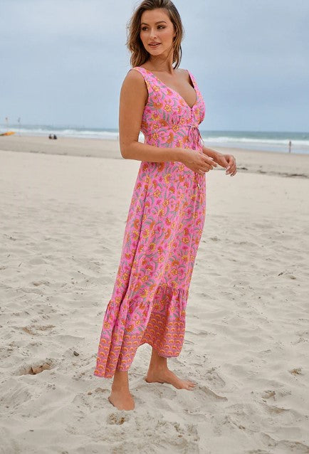 Rosewater Print Esmie Maxi Dress