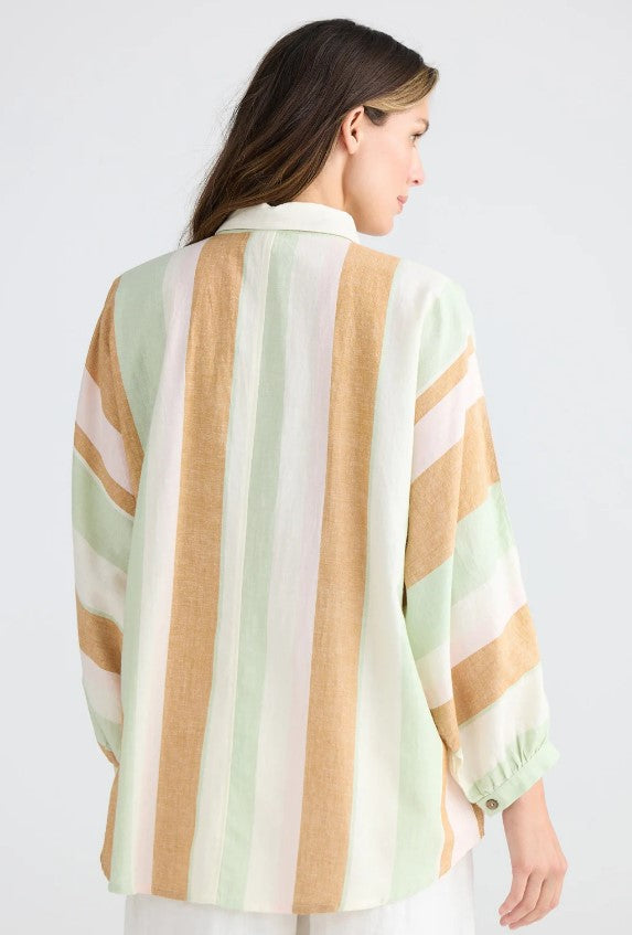 Milano Melon stripe shirt