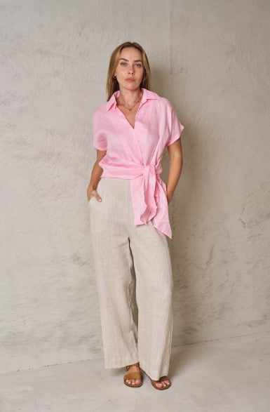 Pink Baker Cotton Shirt
