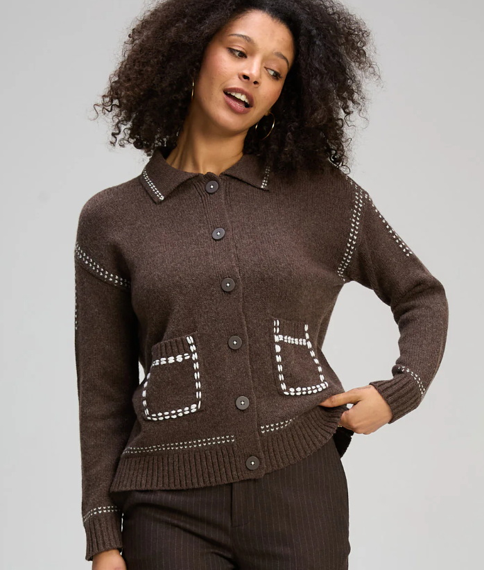 ZP Tailored Cardigan cococ