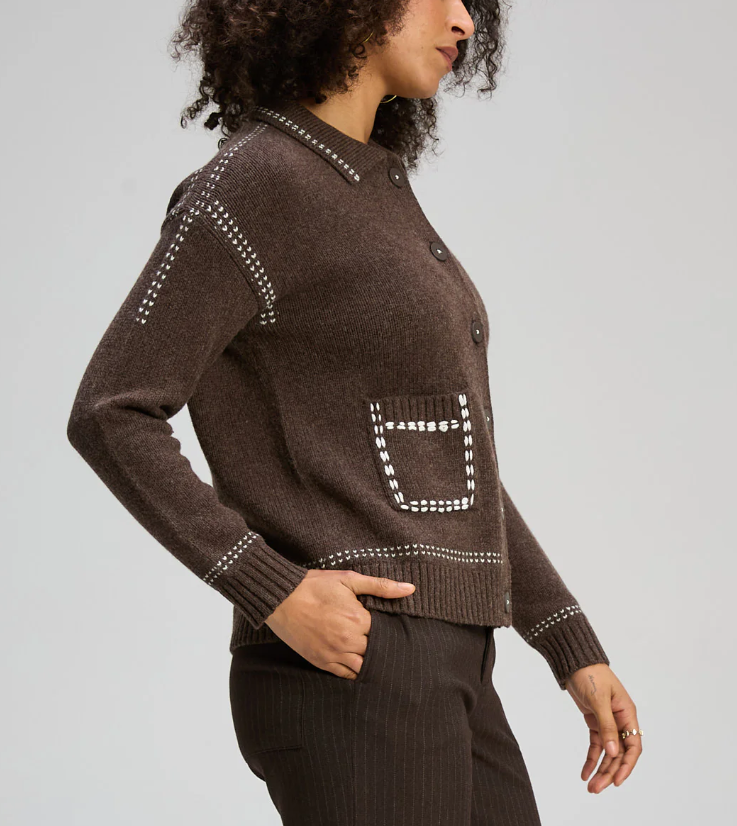 ZP Tailored Cardigan cococ