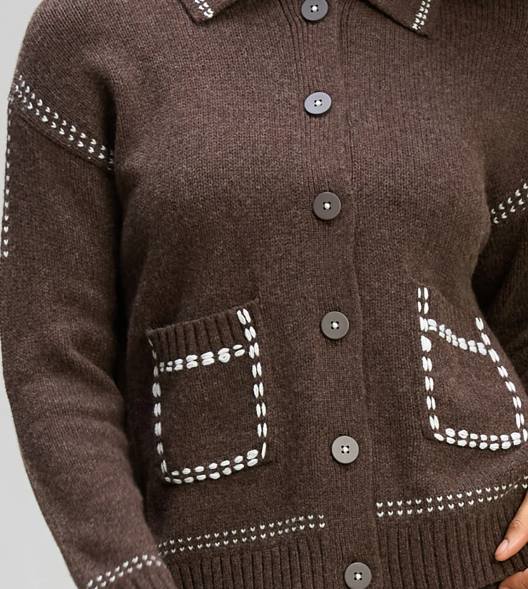 ZP Tailored Cardigan cococ