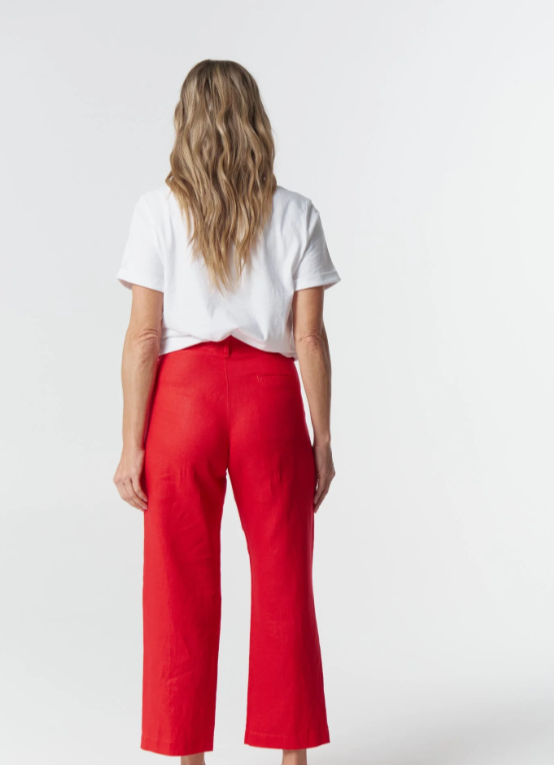 GC RED Linen pants