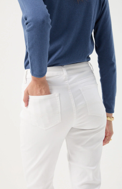 GC WHITE stretch cotton jeans