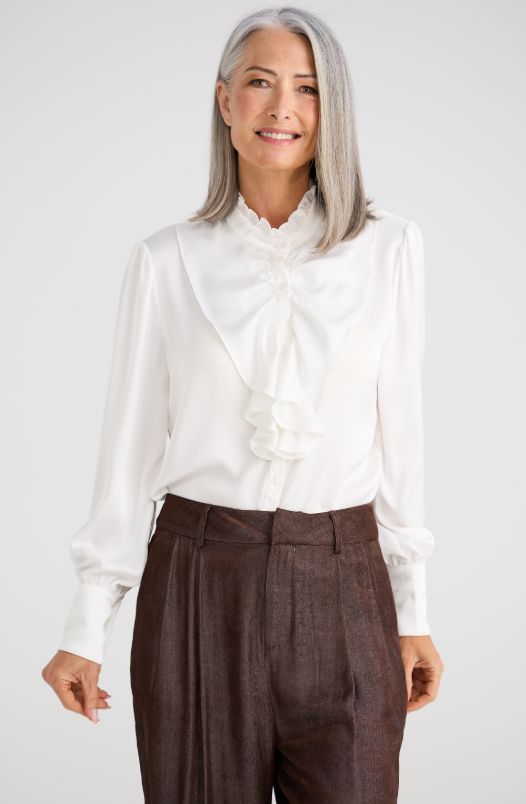 BT Jazzy Ivory Blouse