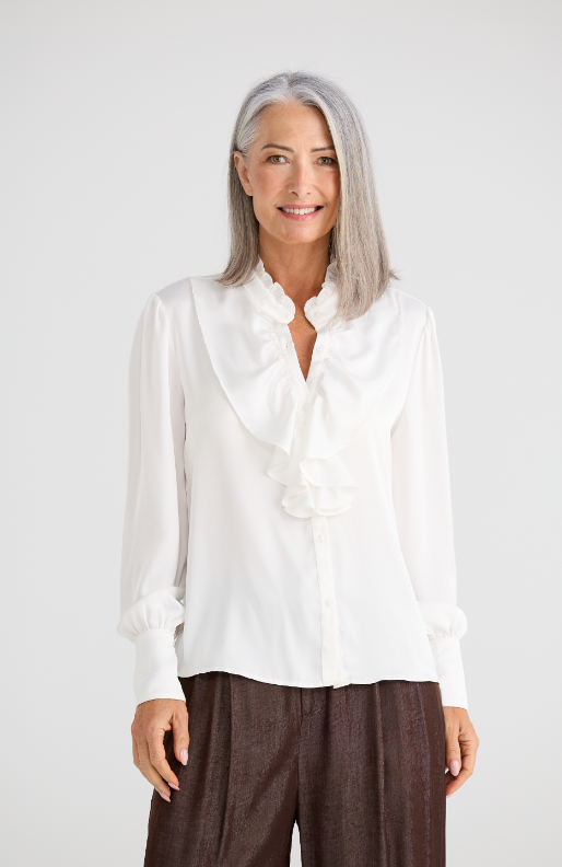 BT Jazzy Ivory Blouse