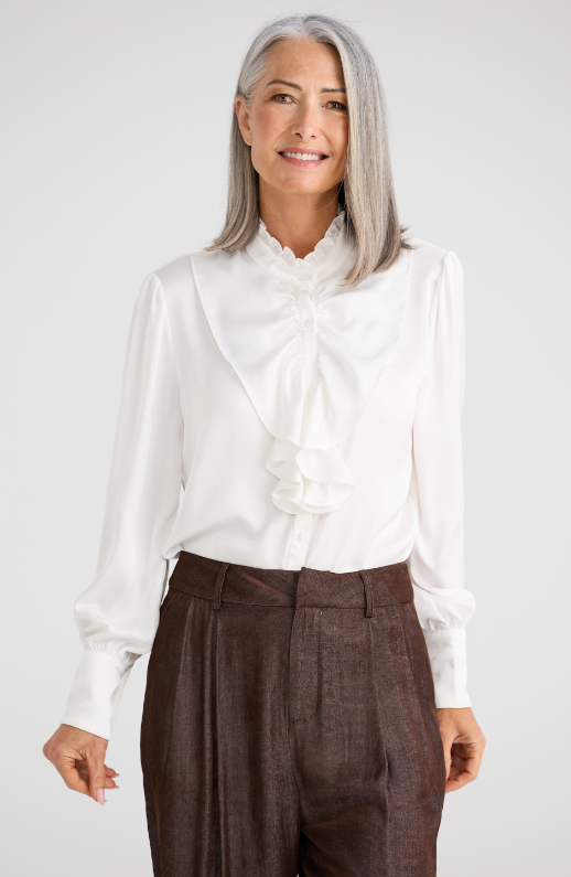 BT Jazzy Ivory Blouse