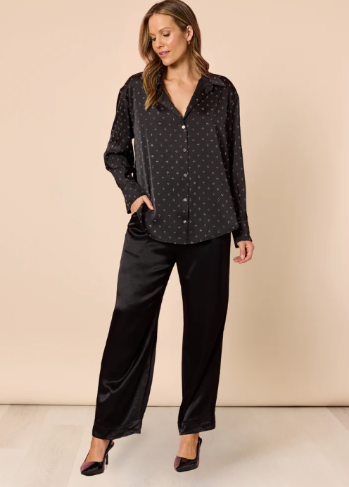 GS Glimmer shirt Black