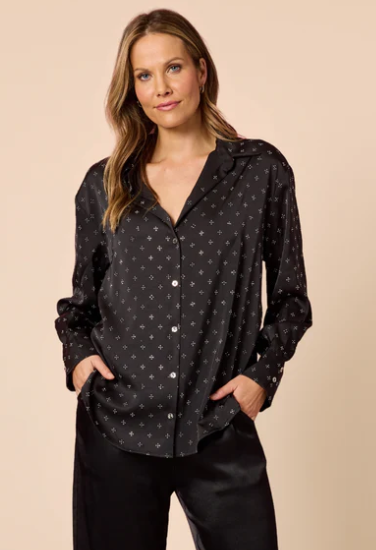 GS Glimmer shirt Black