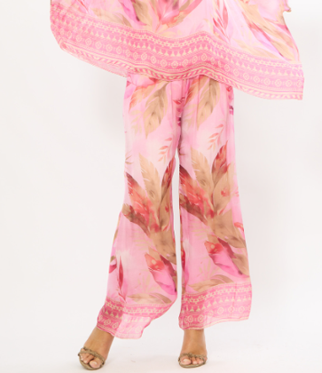 Silk Pink Pants