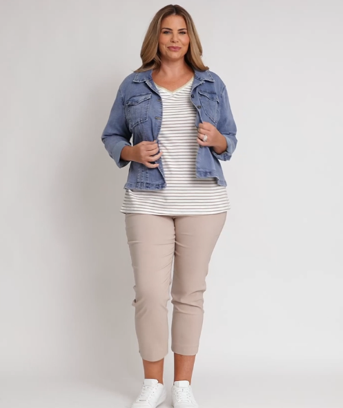 Retro Cotton Denim Jacket