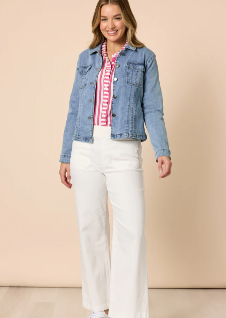 Retro Cotton Denim Jacket