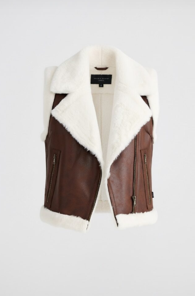 Alba Dark Brown Vest