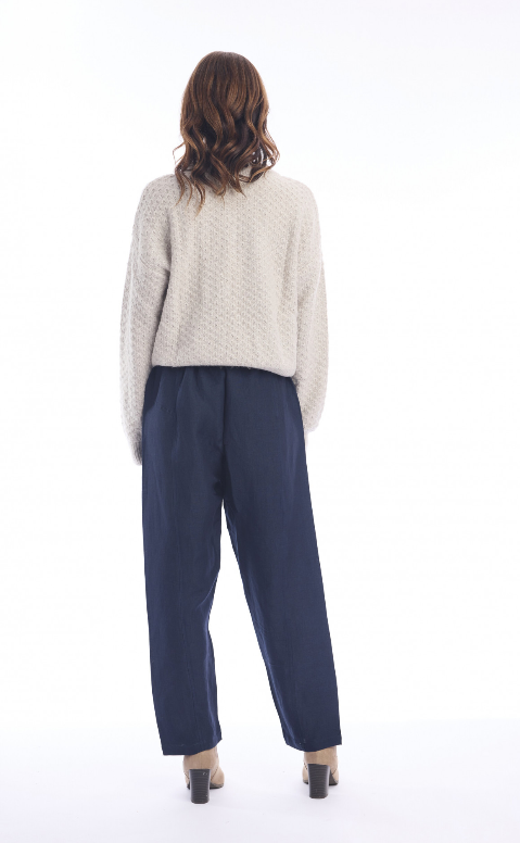 Linen Pants Navy