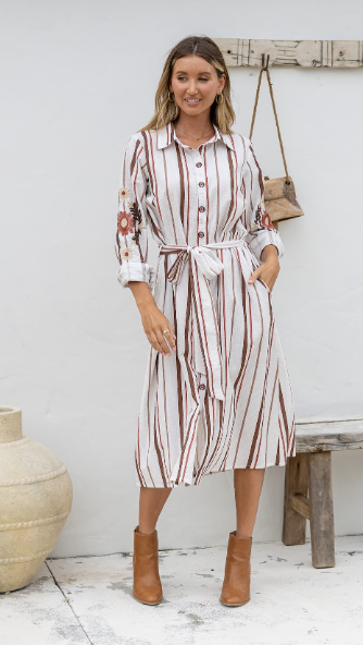 Embrodery Chocolate dress