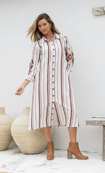 Embrodery Chocolate dress