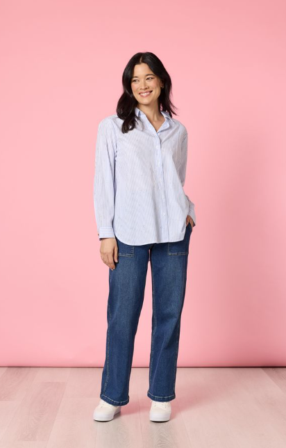 GS Tiffany stripe sparkle shirt