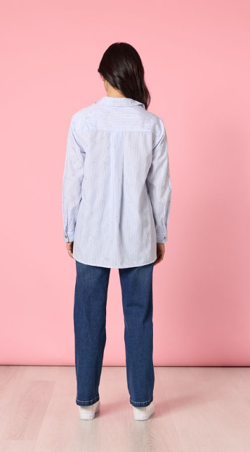 GS Tiffany stripe sparkle shirt