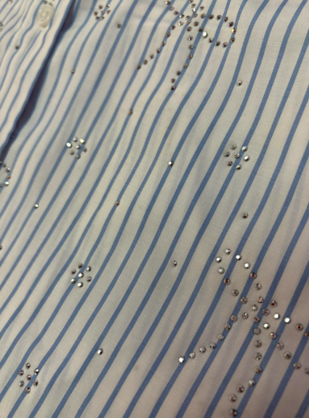 GS Tiffany stripe sparkle shirt