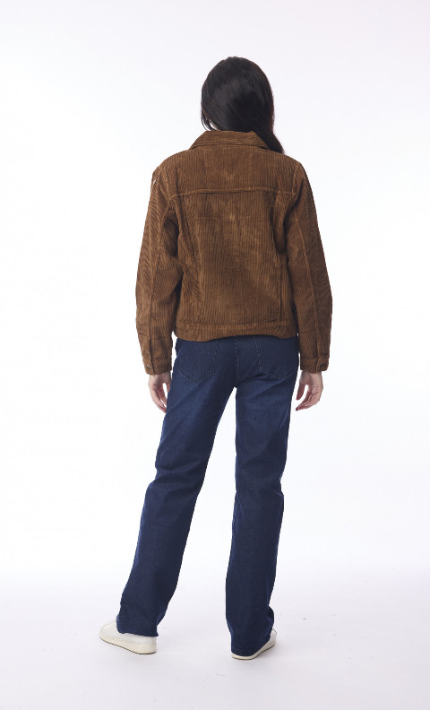 Cord Solid Tan Jacket
