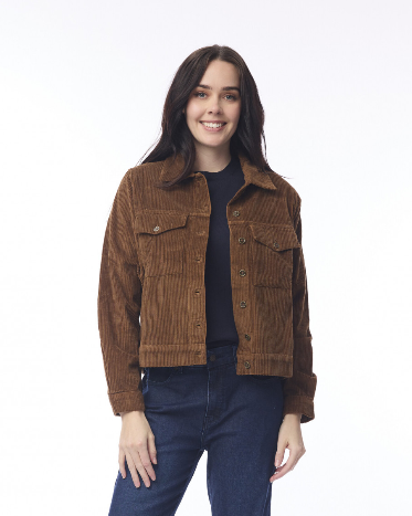 Cord Solid Tan Jacket