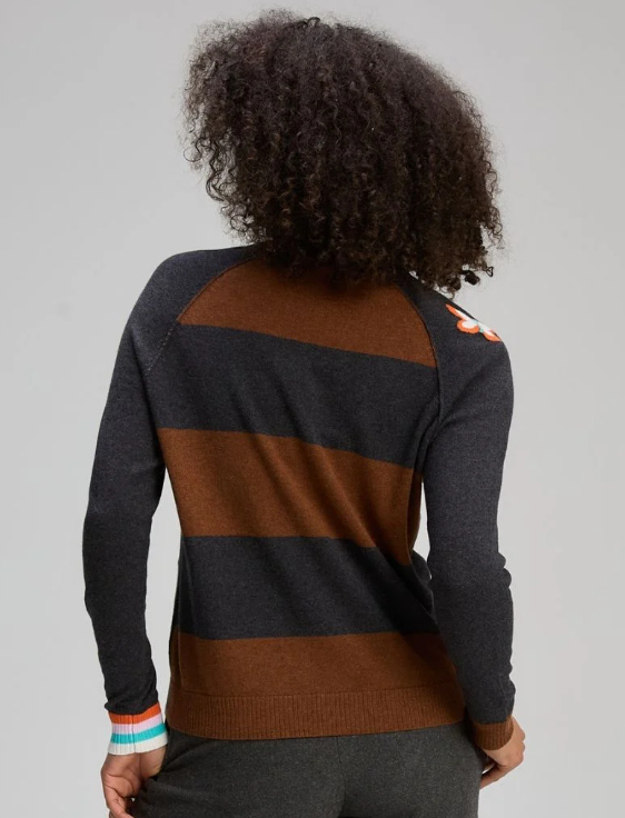 ZP Good Energy Charcoal Cardigan
